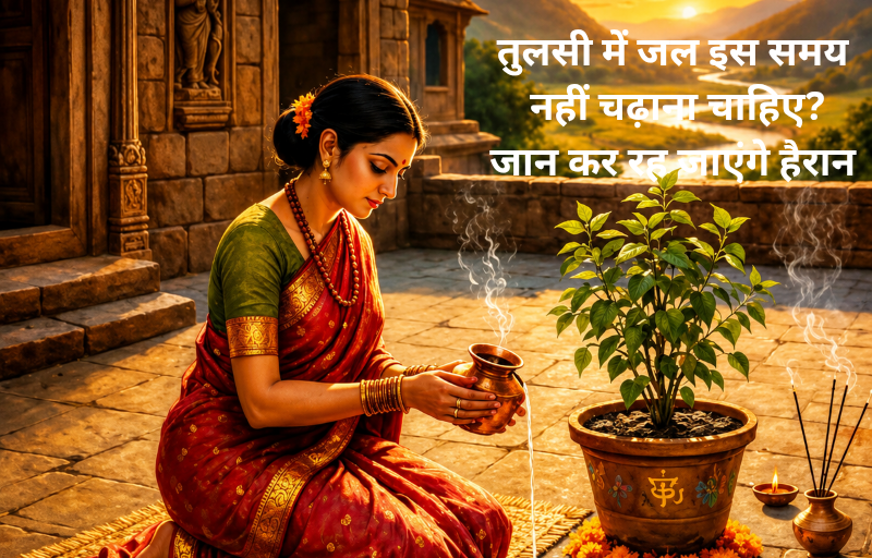तुलसी में जल कब नहीं चढ़ाना चाहिए?