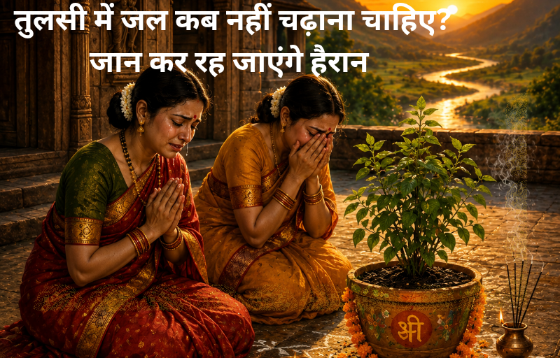 तुलसी में जल कब नहीं चढ़ाना चाहिए